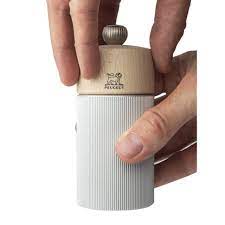 PEUGEOT Line Aluminium + Natural Salt & Pepper Mill