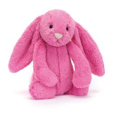 JELLY CAT - Bashful Hot Pink Bunny (Medium)