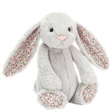 Gift: JELLY CAT - Blossom Silver Bunny (Medium)