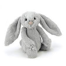 Gift: JELLY CAT - Silver Bunny (Medium)