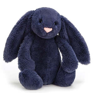 Gift: JELLY CAT-Bashful Navy Bunny (Medium)