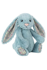 JELLY CAT-Blossom Aqua Bunny (Medium)