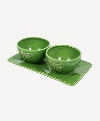 Gift: Dragonfly Condiment Set Green