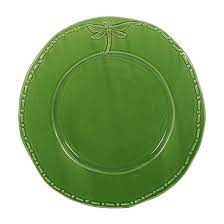 Gift: Dragonfly Lunch Plate - GREEN