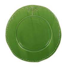 Gift: Dragonfly Dinner Plate - GREEN