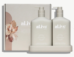 Al.ive Wash & Lotion Duo - Sea Cotton & Coconut