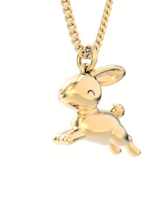 CHOCLI Flying Bunny Necklace