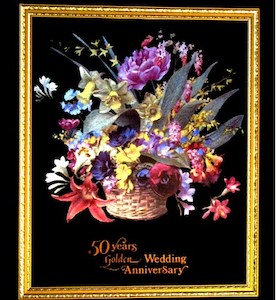 0620 0561 50th Golden Wedding Anniversdary