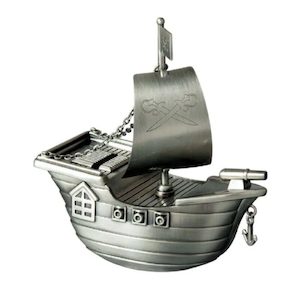 Gift: Money Box: Pirate Ship – Giftware & Engravers