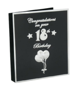 18th Birthday Photo Album – Giftware & Engravers