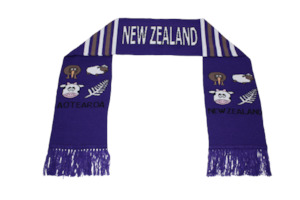 Kiwiana Scarf: Purple – Giftware & Engravers