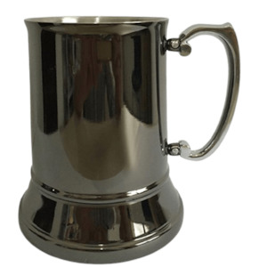 Tankard Gunmetal: Gloss Finish (Stainless Steel) – Giftware & Engravers