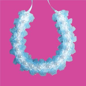 Wedding Horseshoe: Blue with Double-Sided Pearls – Giftware & Engravers