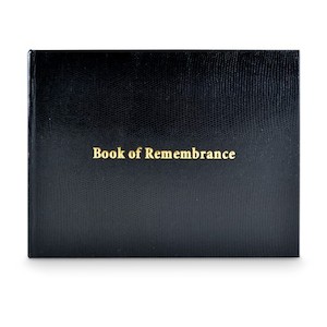 Gift: Book Of Remembrance – Giftware & Engravers