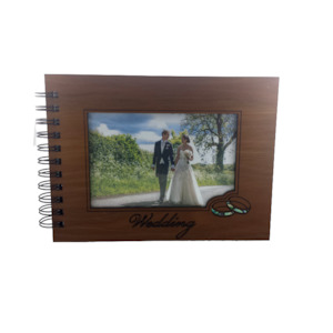 Wooden Wedding Guestbook Photo Frame (NZ Made) – Giftware & Engravers