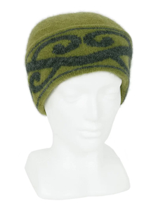 Possum & Merino Aroha Beanie: Olive/Charcoal – Giftware & Engravers