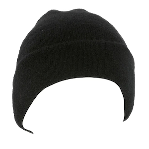 Possum & Merino Double Thickness Beanie: Black – Giftware & Engravers