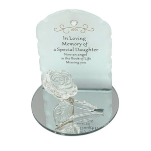 Memorial Rose Plaque: Special Daughter – Giftware & Engravers