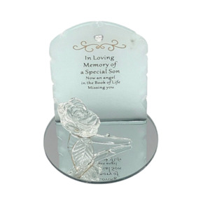 Memorial Rose Plaque: Special Son – Giftware & Engravers