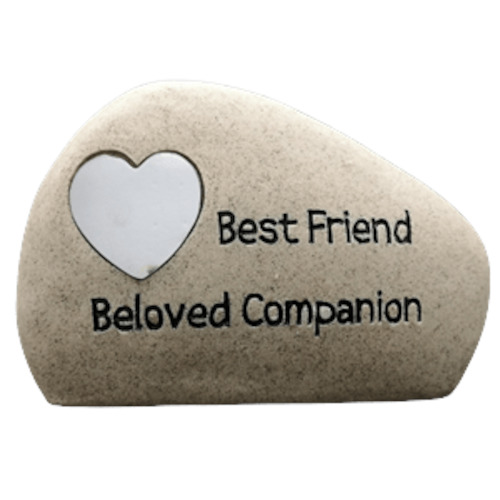 Memorial Stone with Heart Plaque – Giftware & Engravers