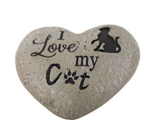 Stone Heart: I Love My Cat – Giftware & Engravers