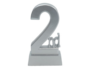 Gift: Resin Trophy: 2nd Silver – Giftware & Engravers