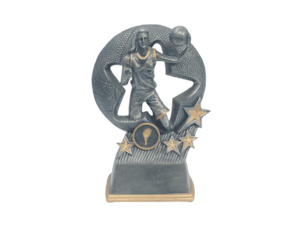 Resin Trophy: Basketball Player Star (Female) – Giftware & Engravers