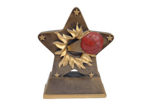 Resin Trophy: Basketball Star – Giftware & Engravers