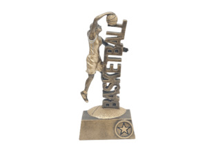 Resin Trophy: Basketball Vertical (Female) – Giftware & Engravers