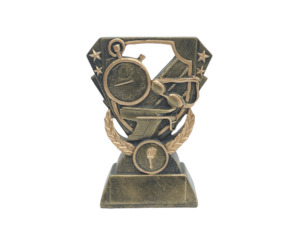 Resin Trophy: Diving Board & Stopwatch – Giftware & Engravers