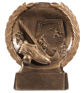 Resin Trophy: Hockey Match Wreath – Giftware & Engravers