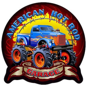 American Hot Rod Wall Plaque – Giftware & Engravers