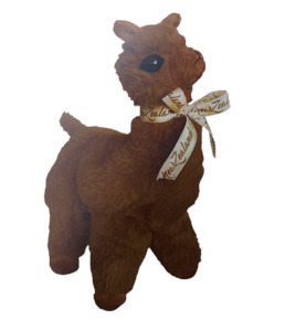 Gift: Alpaca Sheep Soft Toy (Brown) – Giftware & Engravers