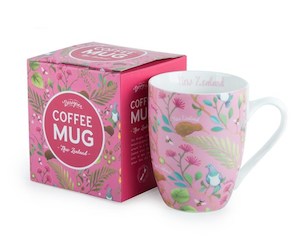 Coffee Mug: Flowers Pink – Giftware & Engravers