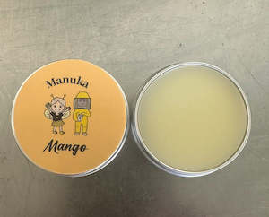 Honey manufacturing - blended: Raw Manuka and Mango Lip Balm