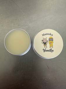 Honey manufacturing - blended: Raw Manuka and Vanilla Lip Balm