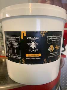 Honey manufacturing - blended: 2.5kg Raw  Pohutukawa Honey