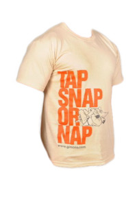 Tap, snap or nap t-shirt