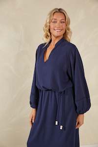 Womenswear: Sardinia Tie Blouse - Riviera