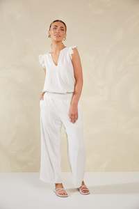 Womenswear: Sardinia Pant - Bianco