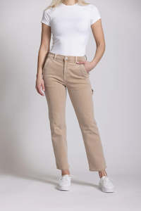 Womenswear: Marisse Jeans - Beige Pebble Wash