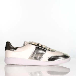 Womenswear: Hybrid - Gold/Ivory Nappa