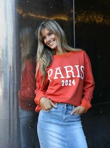 Womenswear: Paris Sweat - Orange