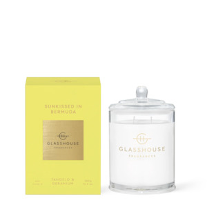 380g Candle - Sunkissed in Bermuda - TANGELO & GERANIUM