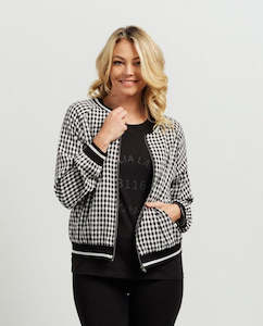 Womenswear: Bobby Bomber - Black/White Check