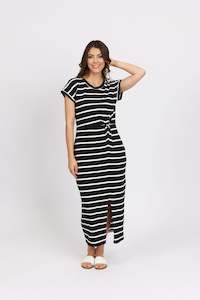 Womenswear: Parker Dress - Black Stripe