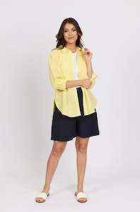 Womenswear: Tide Shirt - Lemon Stripe