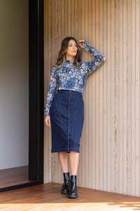 Womenswear: Koa Skirt - Dark Blue