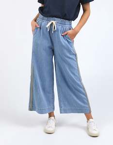 Greta Wide Leg Pant - Light Blue Wash