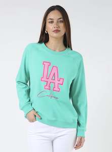 Womenswear: Classic Sweater - LA California Mint